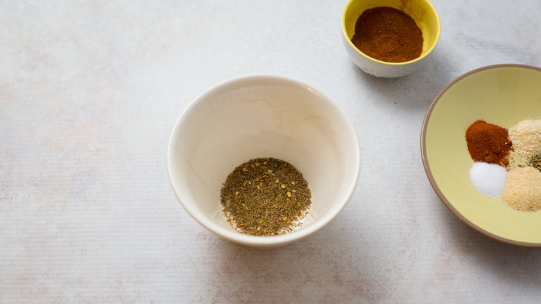 ground spices in small bowl