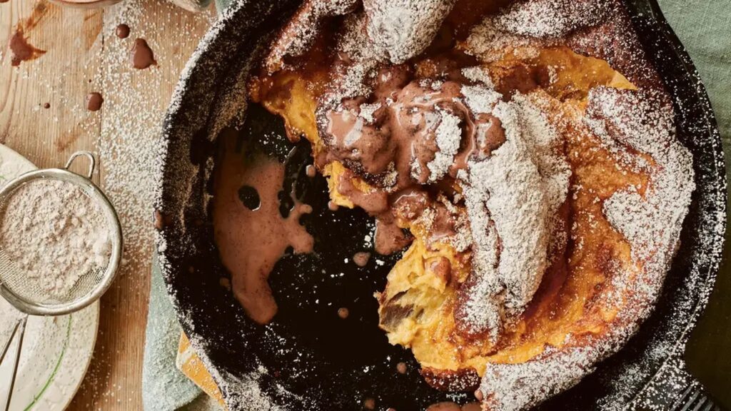 Receta de Dutch baby con churros de Georgina Hayden
