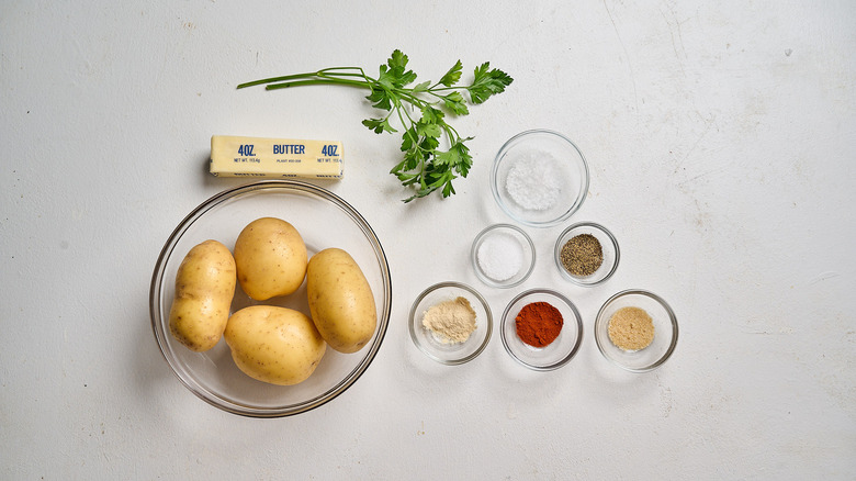 ingredients on a table