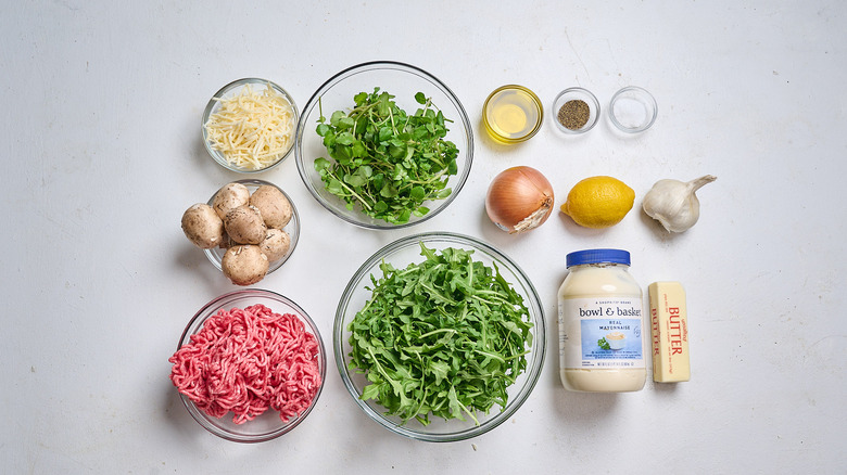 ingredients on a table