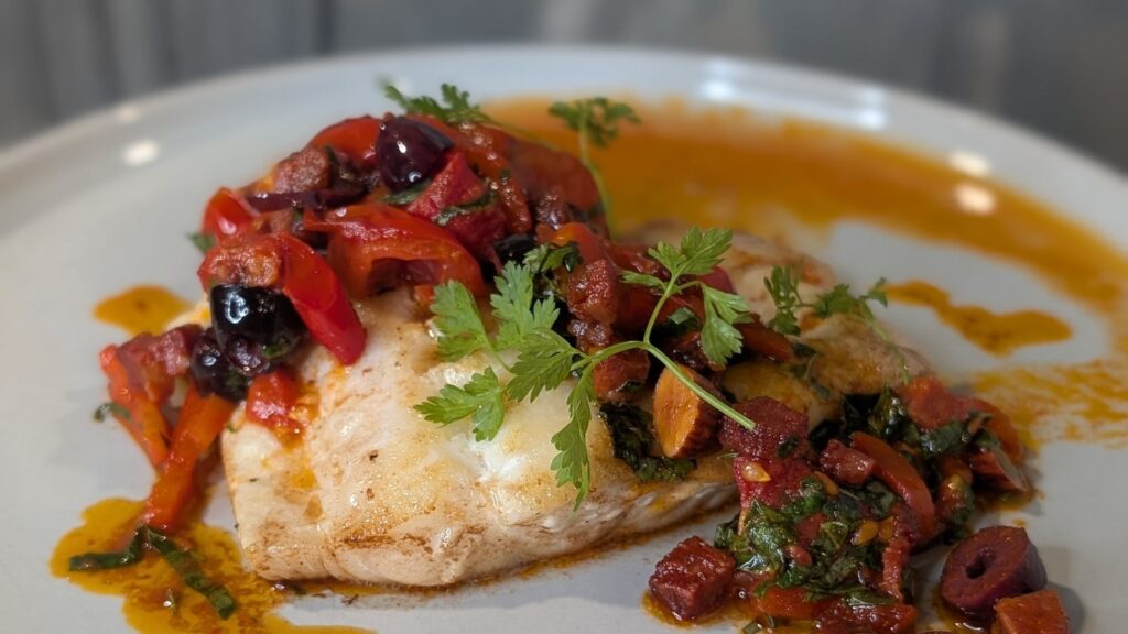 Receta de bacalao al horno con romanesco de Mags Roches — Hoy