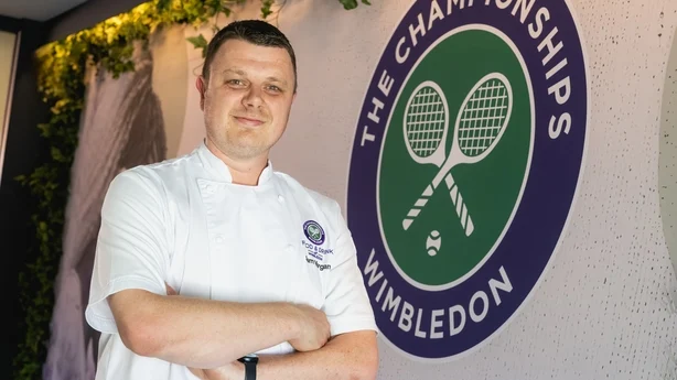 Executive Head Chef Sam Morgan poses for a photograph at the Rosewater Pavilion