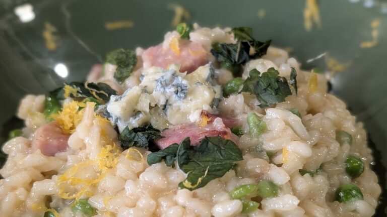 Risotto de guisantes y jamón de Shane Tallon — Hoy