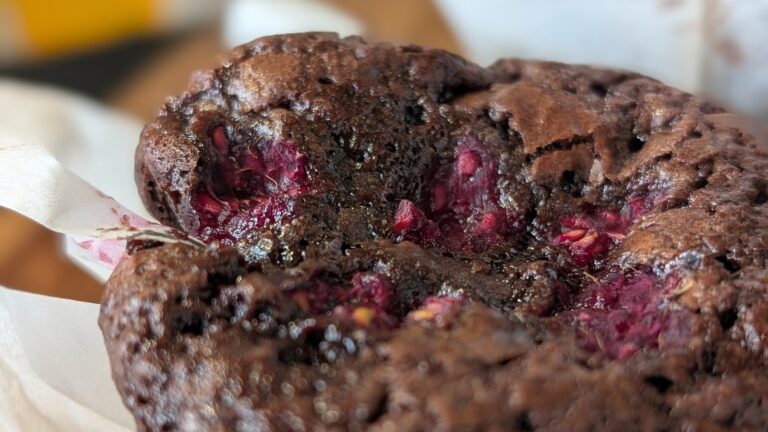 Muffins de brownie de chocolate de Mags Roche