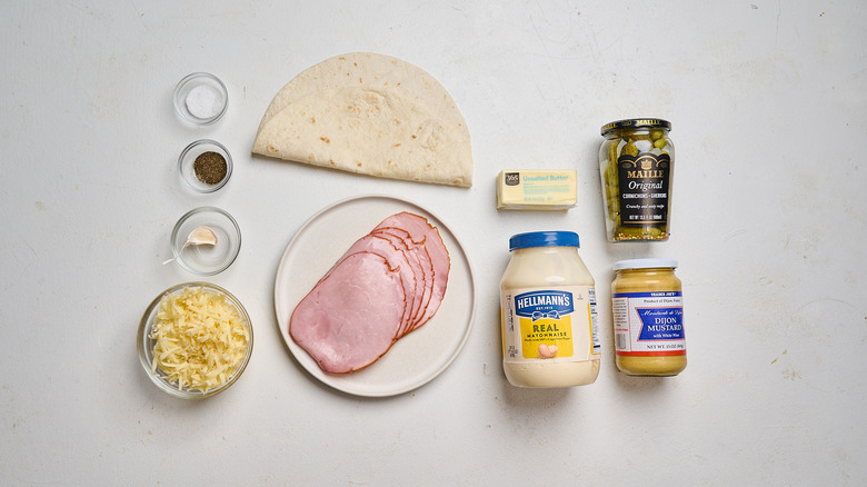 ingredients on a table
