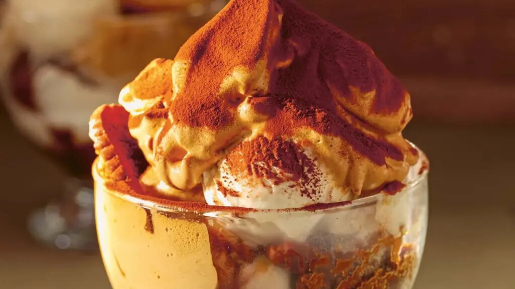 Receta del sundae de tiramisú de Richard Makin