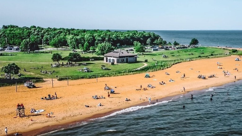 South Beach Area at Sandy Point State Park
