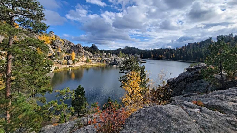 Sylvan Lake in the fall