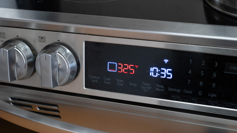 Oven set to 325 F.