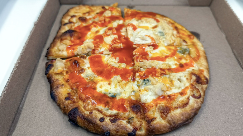 MOD Pizza's Firebird pizza in a pizza box