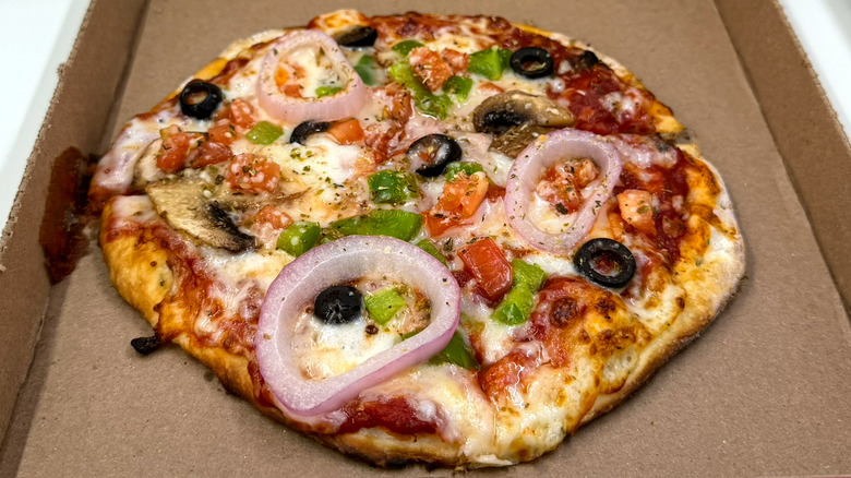 MOD Pizza's Veg Out pizza in a pizza box
