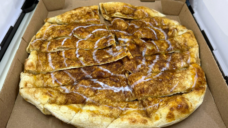 MOD Pizza's CinnaMOD pizza in a pizza box