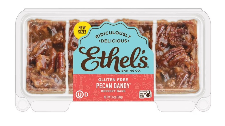 The front cover of gluten-free pecan dessert bars