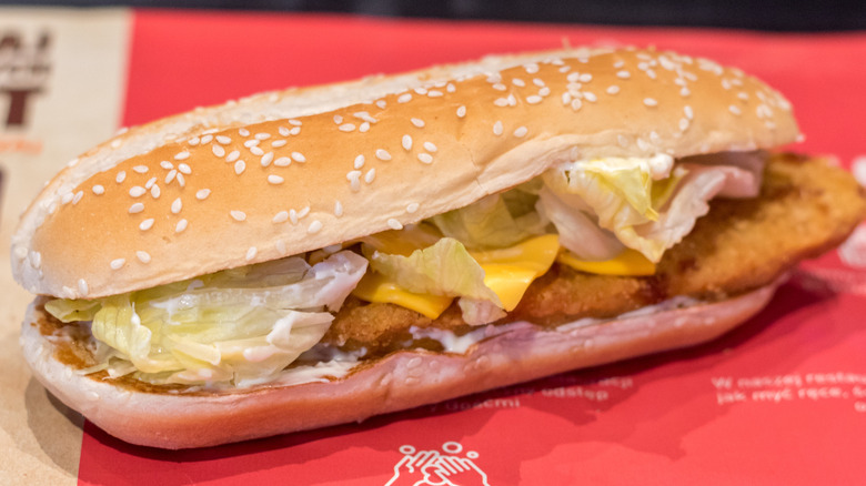 burger king chicken sandwich