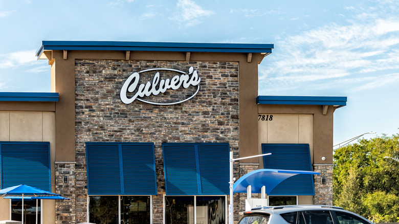 The outside of a Culver's restaurant