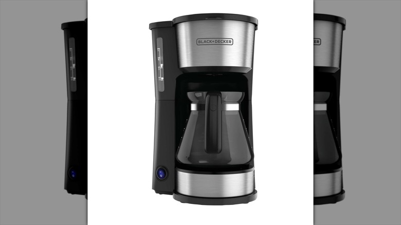 The Black + Decker 4-in-1 5 Cup Station Coffee Maker against a white background