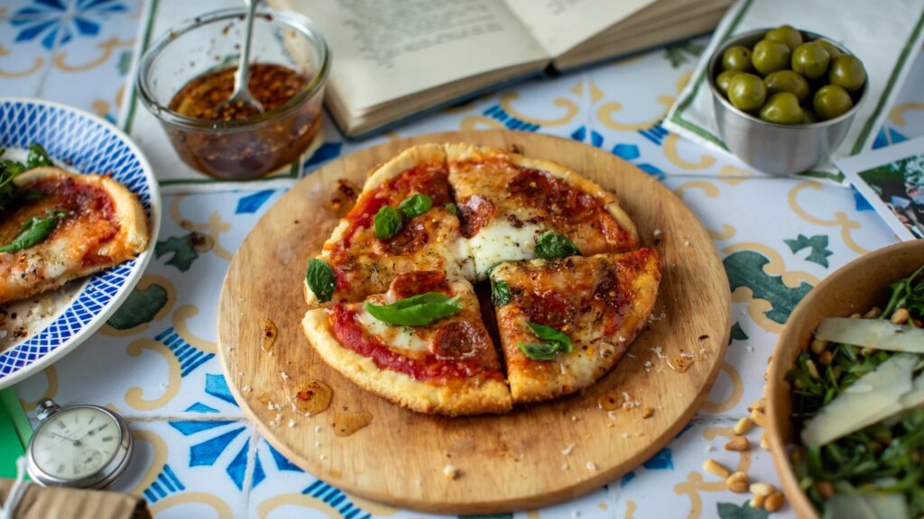 La cocina italiana de Donal: pizza en una sola bandeja