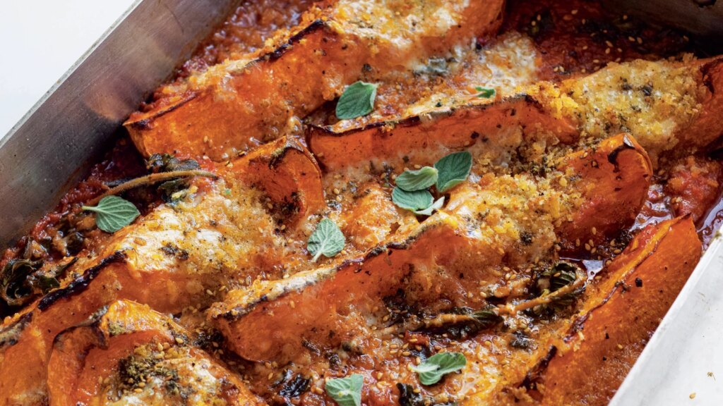 Parmigiana de calabaza butternut de Yotam Ottolenghi