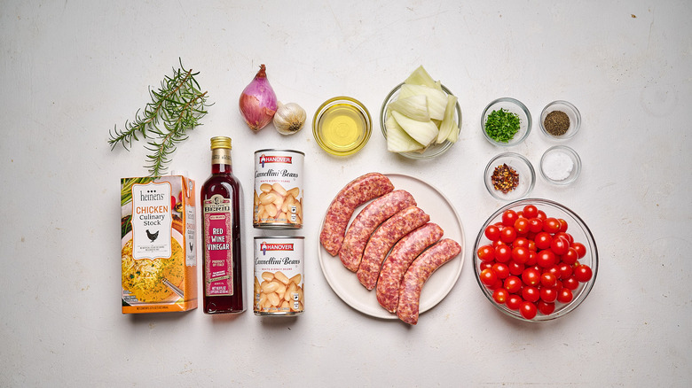 ingredients on a table
