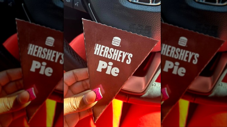 Hershey's pie box from Burger King