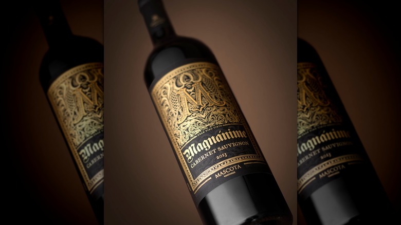 bottle of red wine