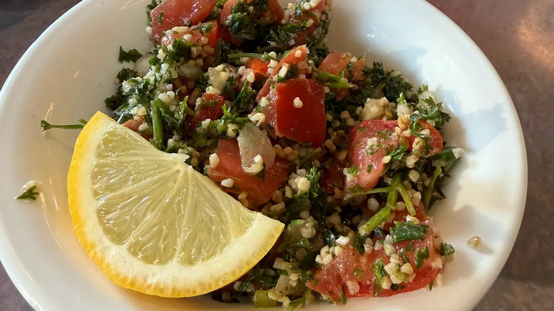 Tabouli salad from Emily's Lebanese deli