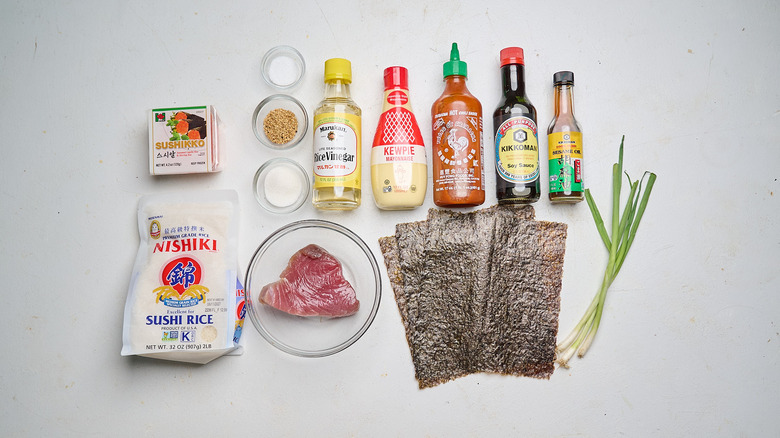 ingredients on a table