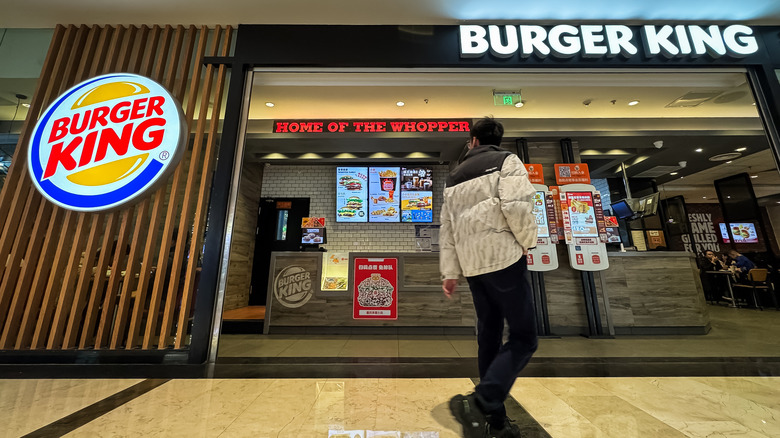 Customers at Burger King