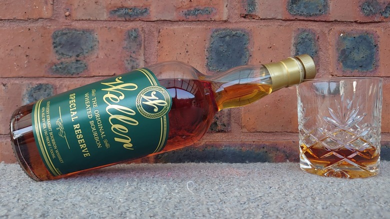 A bottle of Weller Special Reserve Bourbon