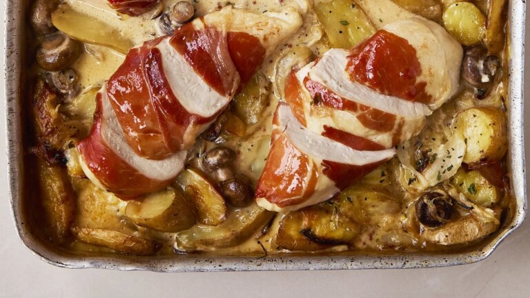 Receta de tartiflette de pollo de Mary Berry